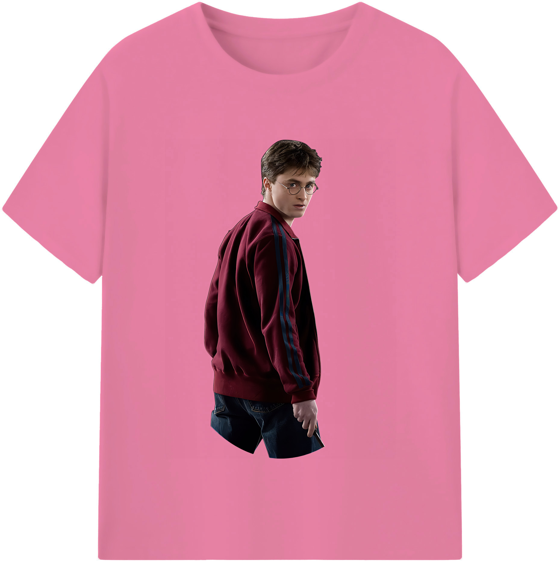 （画像用） Harry Potter ハリー・ポッターシリーズ 綿100％半袖Tシャツ（フロントプリント）